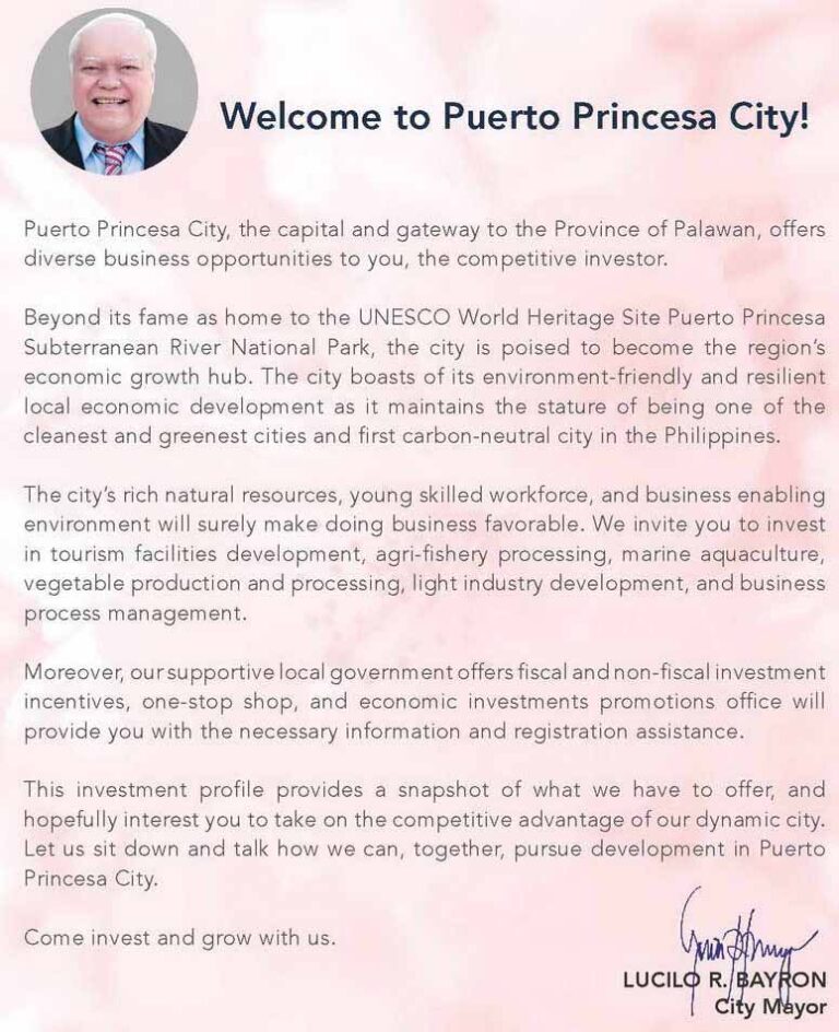 Welcome Message