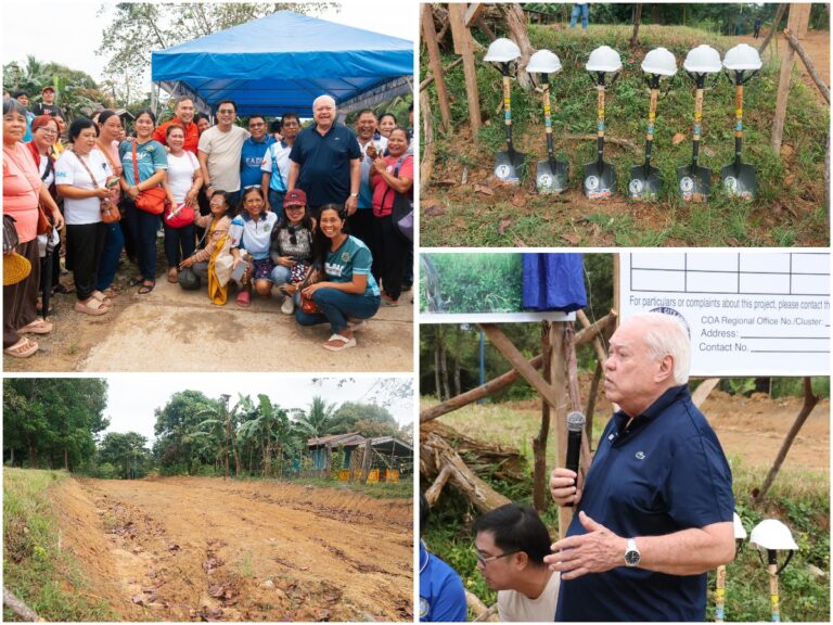 GROUNDBREAKING: CONCRETING OF SITIO TAGUMPAY ROAD NETWORKS