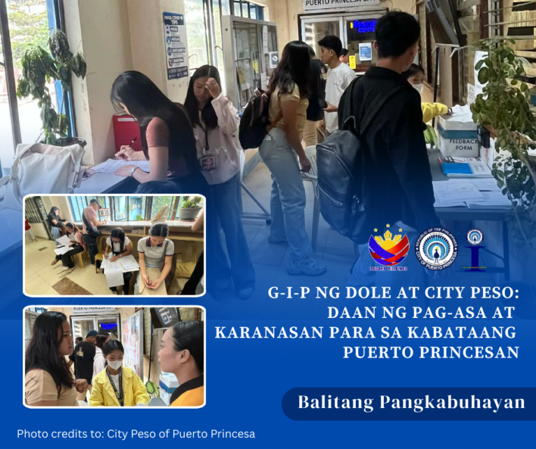 G-I-P NG DOLE AT CITY PESO: DAAN NG PAG-ASA AT KARANASAN PARA SA KABATAANG PUERTO PRINCESAN