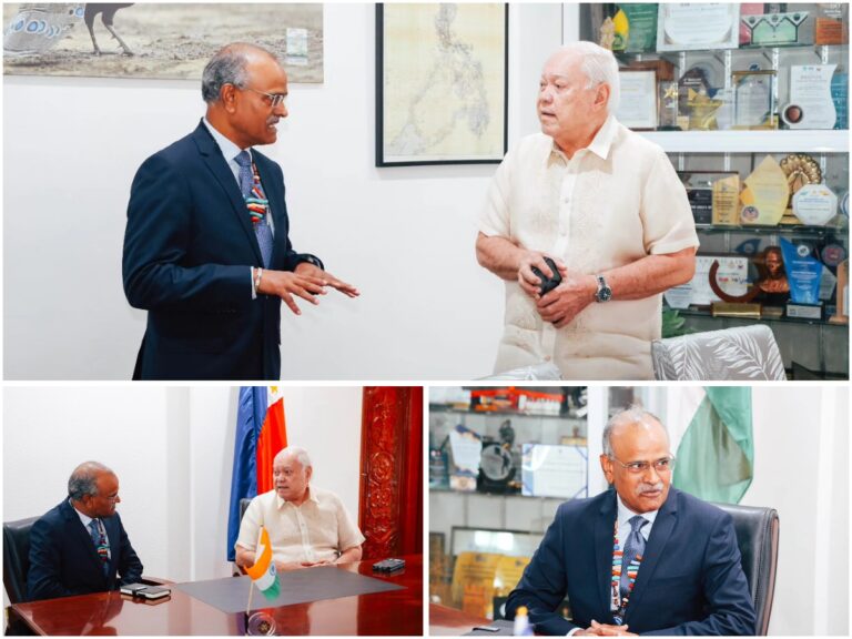 AMBASSADOR OF INDIA H.E. HARSH KUMAR JAIN PAYS COURTESY CALL ON MAYOR LUCILO R. BAYRON