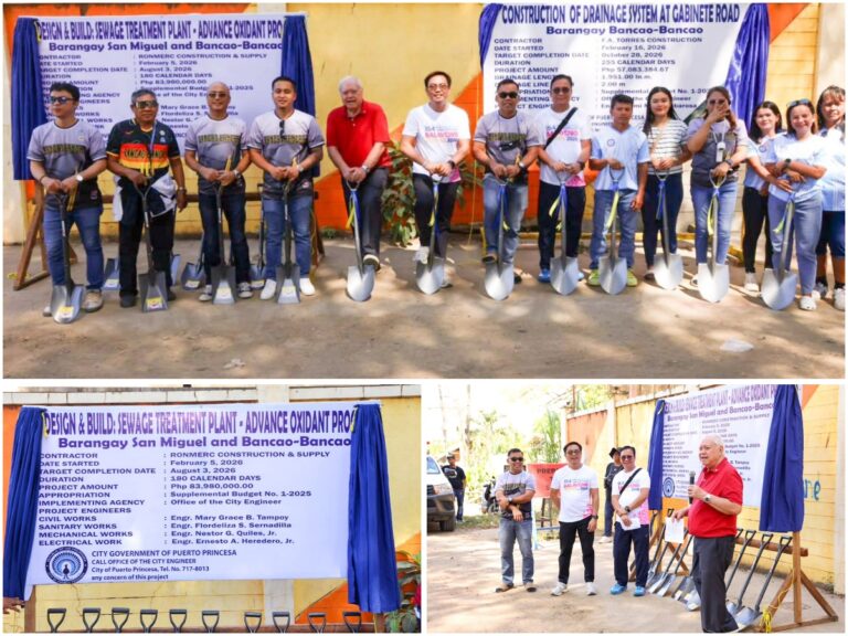 GROUNDBREAKING NG DRAINAGE SYSTEM SA GABINETE ROAD, BANCAO-BANCAO + SEWAGE TREATMENT PLANT NG BRGY. SAN MIGUEL AT BANCAO-BANCAO