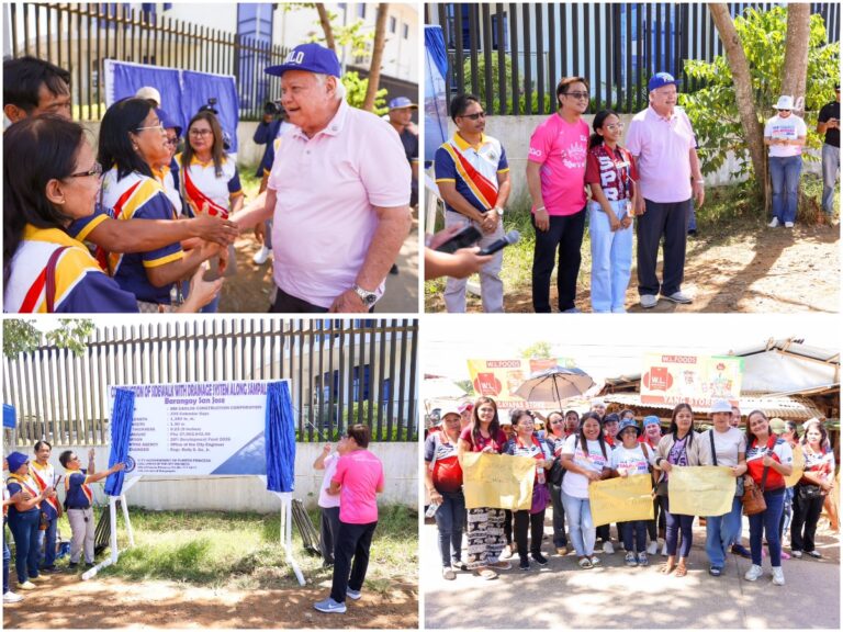 GROUNDBREAKING: CONSTRUCTION OF SIDEWALK WITH DRAINAGE SYSTEM ALONG SAMPALOC ROAD
