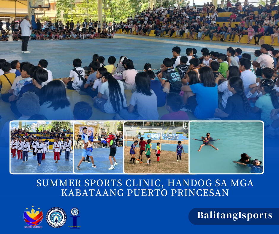 SUMMER SPORTS CLINIC, HANDOG SA MGA KABATAANG PUERTO PRINCESAN