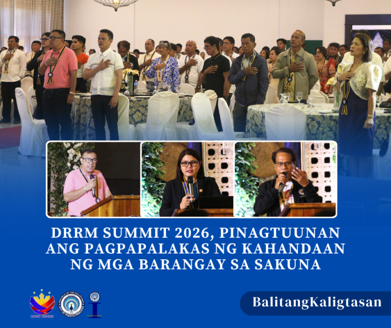 DRRM SUMMIT 2026, PINAGTUUNAN ANG PAGPAPALAKAS NG KAHANDAAN NG MGA BARANGAY SA SAKUNA