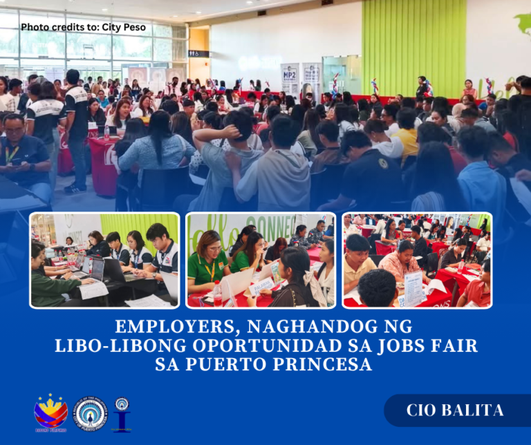 𝟑𝟐 𝐄𝐌𝐏𝐋𝐎𝐘𝐄𝐑𝐒, 𝐍𝐀𝐆𝐇𝐀𝐍𝐃𝐎𝐆 𝐍𝐆 𝐋𝐈𝐁𝐎-𝐋𝐈𝐁𝐎𝐍𝐆 𝐎𝐏𝐎𝐑𝐓𝐔𝐍𝐈𝐃𝐀𝐃 𝐒𝐀 𝐉𝐎𝐁𝐒 𝐅𝐀𝐈𝐑 𝐒𝐀 𝐏𝐔𝐄𝐑𝐓𝐎 𝐏𝐑𝐈𝐍𝐂𝐄𝐒𝐀