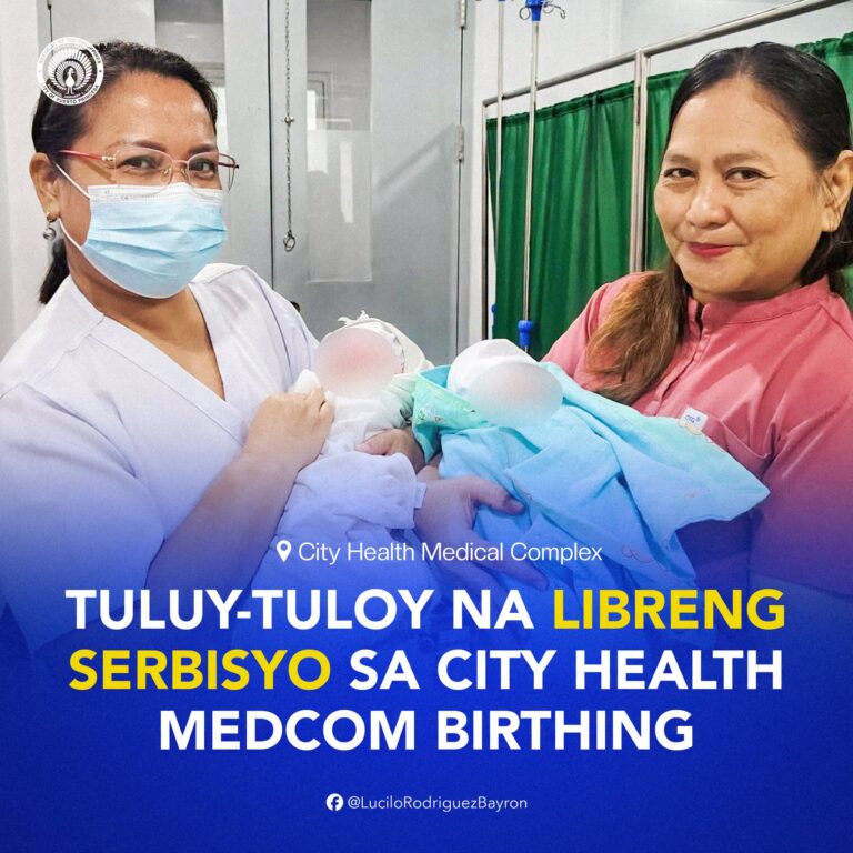 DALAWANG SANGGOL, MAGKASUNOD NA ISINILANG SA CITY MEDCOM BIRTHING FACILITY; UMAABOT NA SA 23 ANG LIGTAS NA PANGANGANAK MULA NANG MAGBUKAS