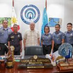 NEW CITY JAIL WARDEN MAKES A COURTESY CALL TO MAYOR BAYRON
