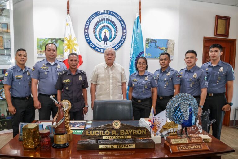 NEW CITY JAIL WARDEN MAKES A COURTESY CALL TO MAYOR BAYRON