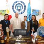 COMMISSION ON HUMAN RIGHTS CENTRAL OFFICE PAYS COURTESY CALL TO MAYOR BAYRON