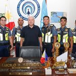 PNP-HPG NEW PALAWAN PROVINCIAL OFFICER PAYS COURTESY CALL ON MAYOR BAYRON