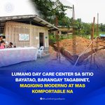 LUMANG DAY CARE CENTER SA SITIO BAYATAO, BARANGAY TAGABINET, MAGIGING MODERNO AT MAS KOMPORTABLE NA