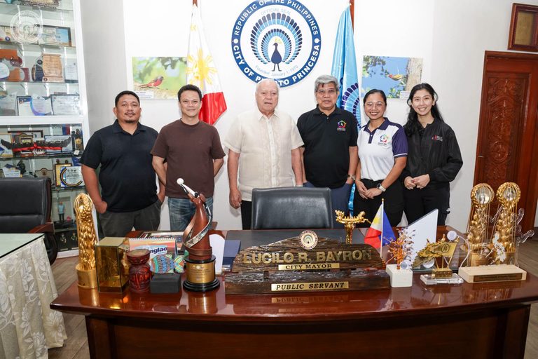 UNIVERSITY OF THE PHILIPPINES RESILIENCE INSTITUTE, NAKIPAGPULONG KAY MAYOR BAYRON PARA SA PROPOSED DRRM PARTNERSHIP SA PUERTO PRINCESA