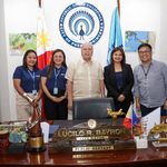 FERSAL HOTEL MANAGER PAYS COURTESY CALL ON MAYOR BAYRON