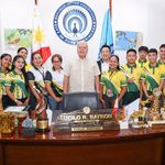 ILANG SHS-TVL STUDENTS, NAG-COURTESY CALL KAY MAYOR BAYRON BAGO SUMALANG SA KANILANG WORK IMMERSION